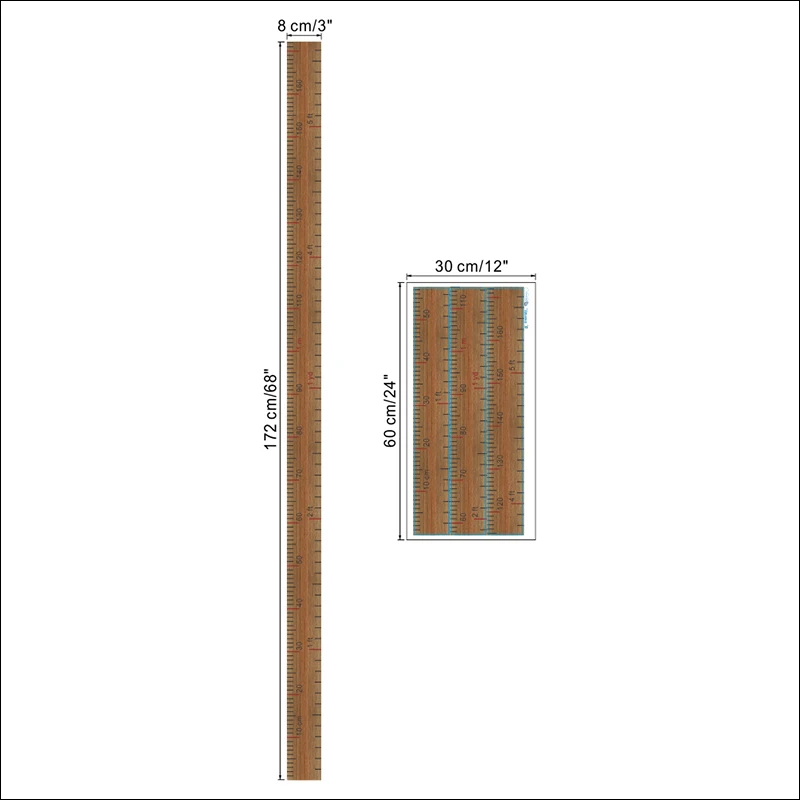 

Ruler Height Measure Wall Stickers For Nursery Kids Rooms Decorations Home Decor Growth Chart Poster Mural Wall Art Decals 0312