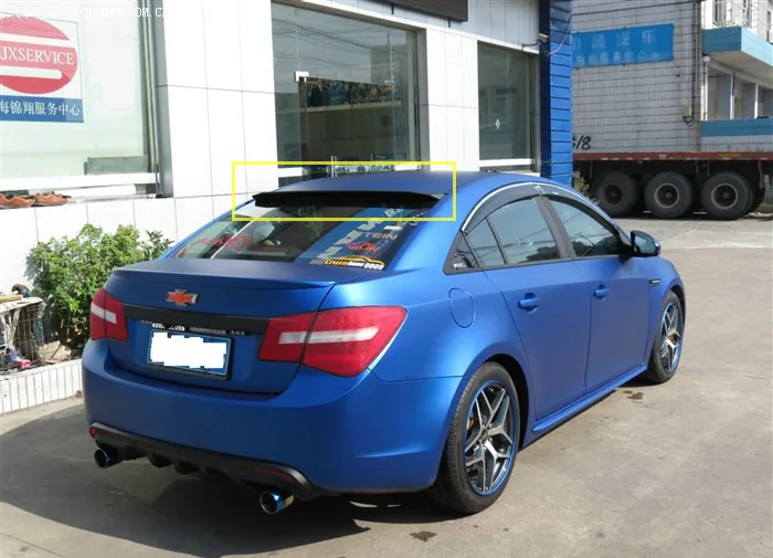 Для 2009-2014 Chevrolet Cruze спойлер на крыше ABS Материал заднее крыло автомобиля праймер