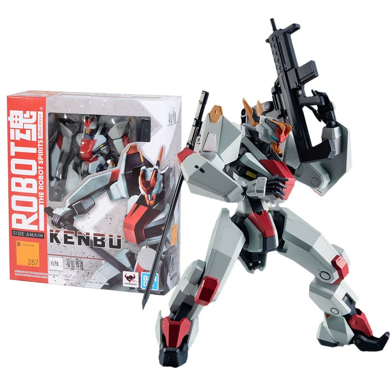

Bandai Gundam Model Kit Anime Figure The Robot Spirits YM-02 AMAIM Kenbu Genuine Model Anime Action Figure Toys for Children