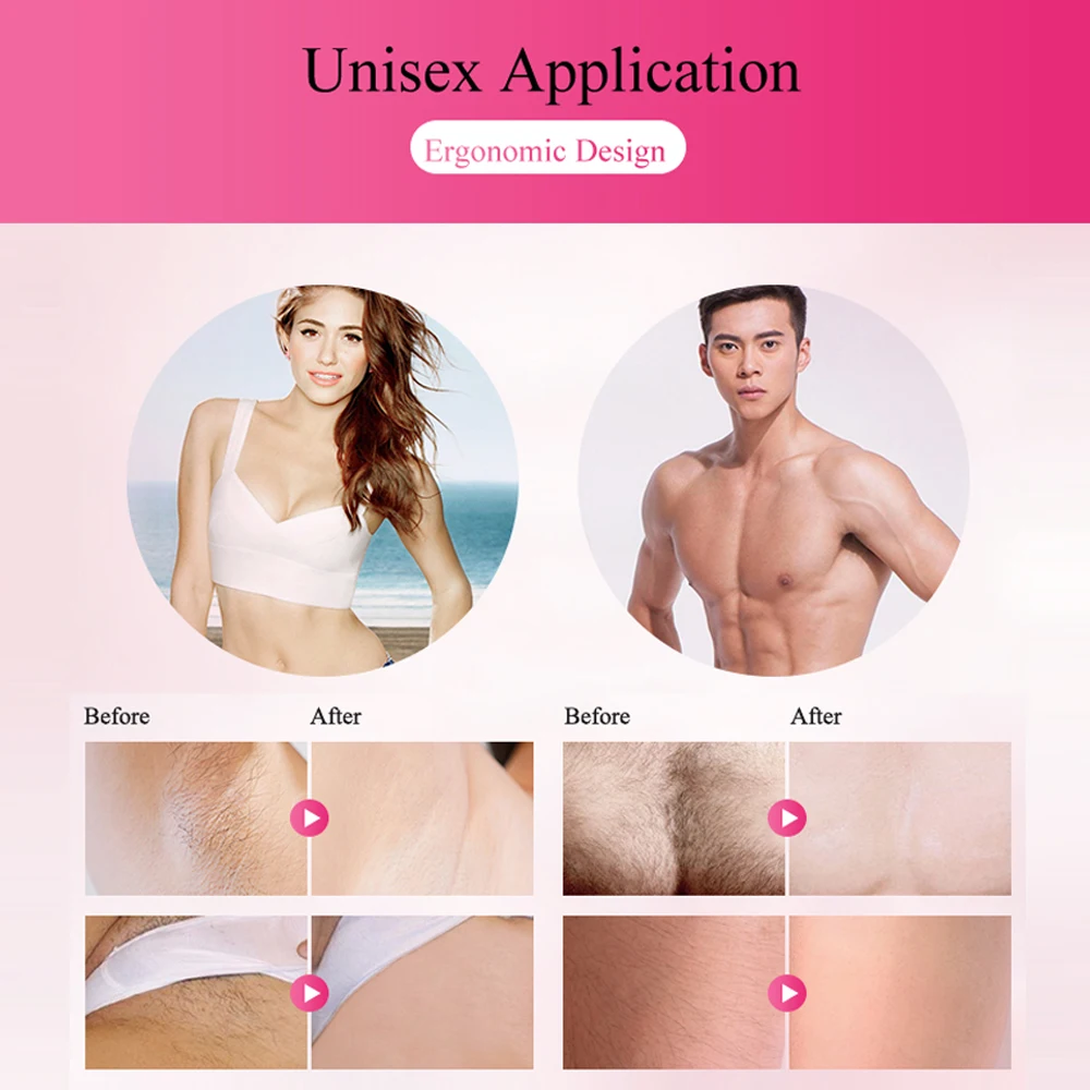 Эпилятор с долговременным светом для женщин Электрический Перманентный