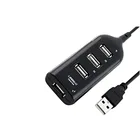 2019 USB 2,0 высокая Скорость 4 Порты сплиттер usb-хаб адаптер для портативных ПК компьютер черный приемник Компьютерная периферия аксессуары