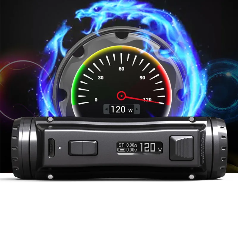 Оригинальный Ehpro Cold Steel 100 MOD 120W TC бокс мод для электронных сигарет Vape ультратонкий