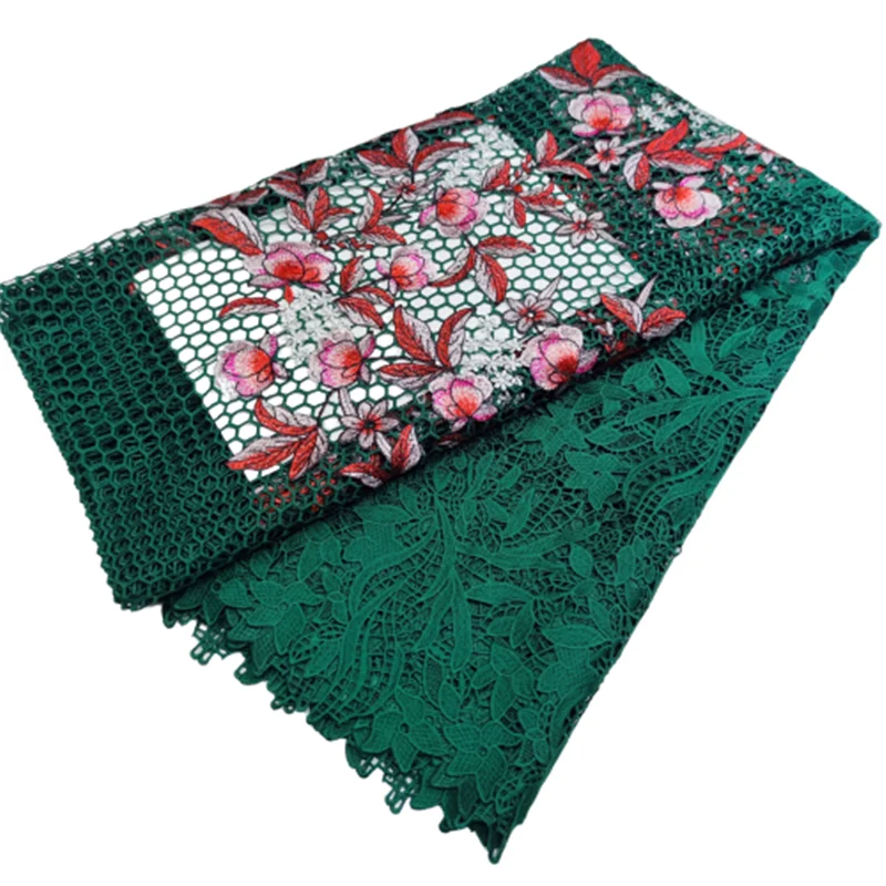 

New Arrival Nigerian Onion Pink Color Guipure Lace Fabrics High Quality Soft Material Cord Lace For Sewing Party Dress