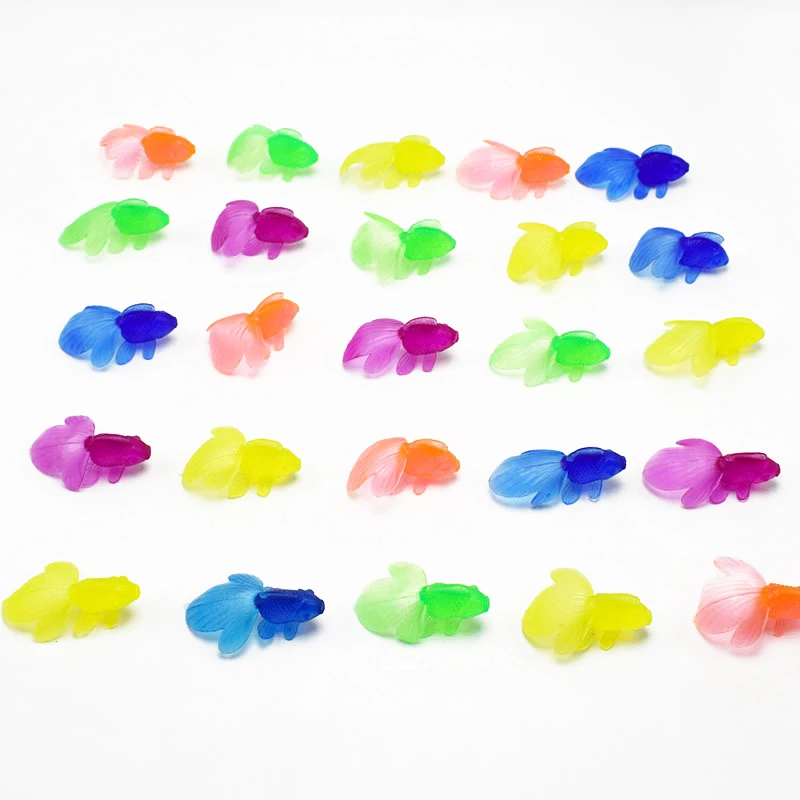 10 шт. резиновая Золотая рыбка детские игрушки для купания пляжные воды в ванной