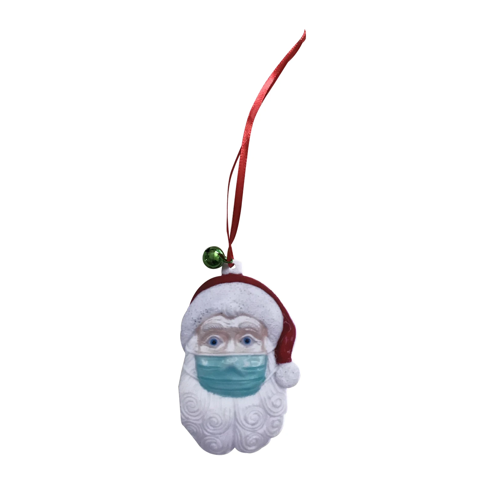 

Personalized Santa Claus Ornament Novel 2020 Quarantine Christmas Tree Pendent Home Decoration New Year Acrylic Gift Pleasant