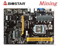 mining motherboard btc pro used for biostar tb85 desktop 6gpu 6pci e professional b85 lga 1150 ddr3 16g sata3 usb3 0 pc
