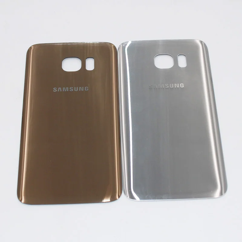 

Galaxy S7 G930F S7 EDGE G935F Back Glass Battery Cover S7/S7 edge Rear Door Housing Case With Adhesiver Stickers