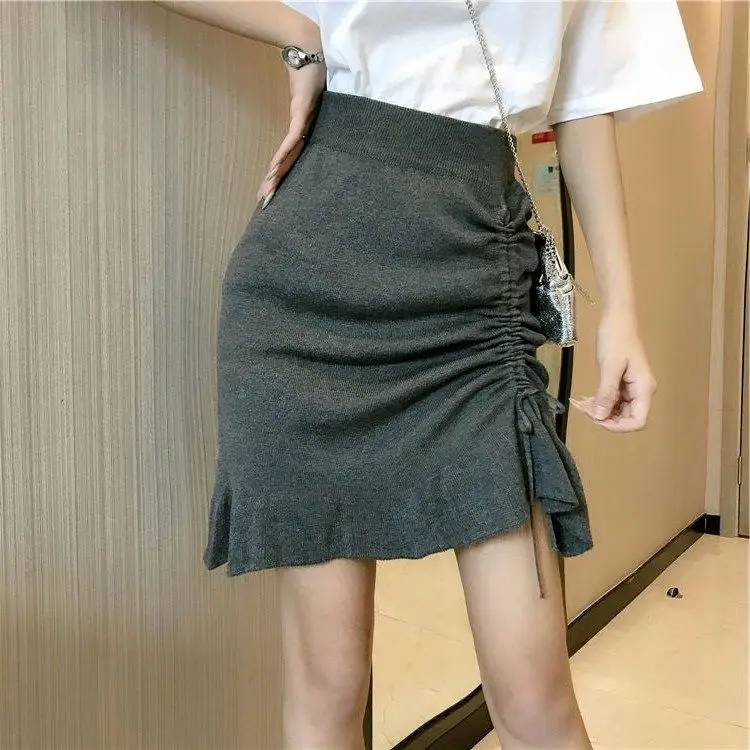 

Women's Summer Thin Irregular Knitting Black