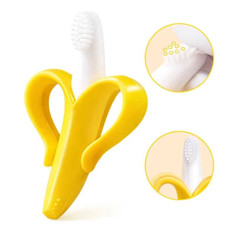 Детские Прорезыватели для зубов игрушки прорезывания банан безопасное