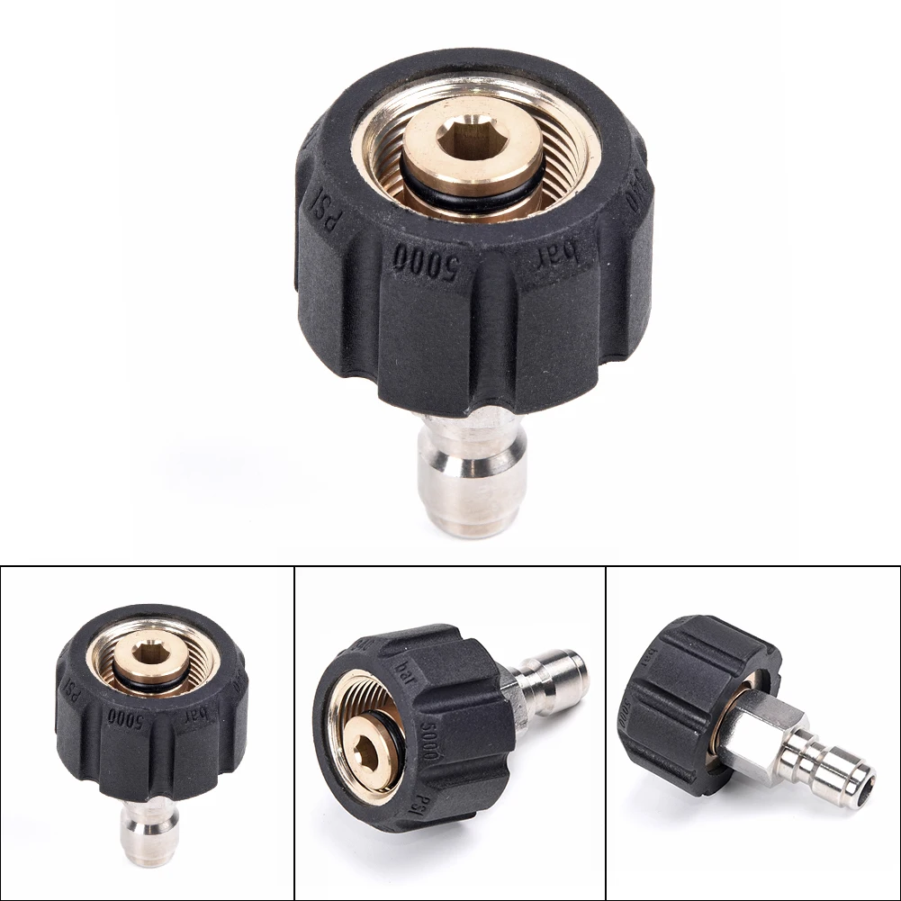 

For Pressure Washer Connect Quick Connector Female M22 /14 To 1/4 Male-Adapter
