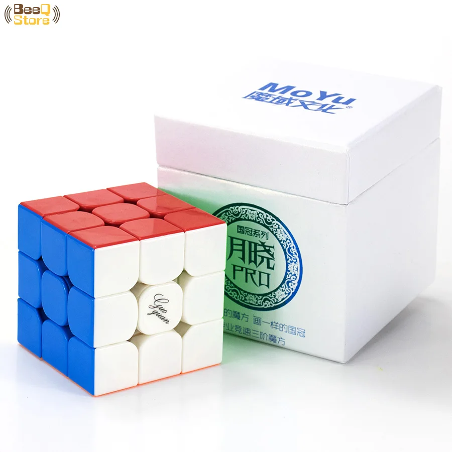 3x3 Guoguan Yuexiao Pro магический куб головоломка Magico Cubo Professional соревнования Развивающие