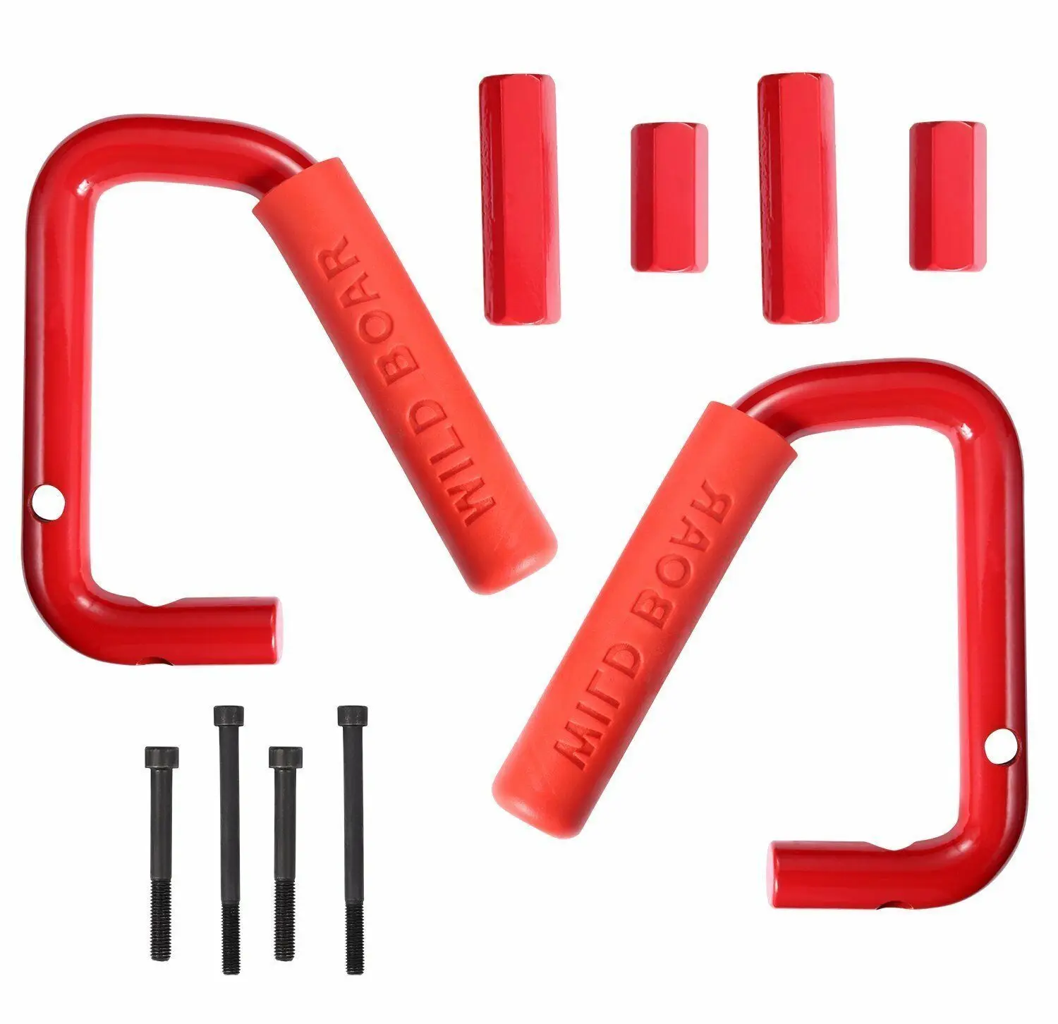 Черные жесткие стальные передние поручни для рулонов 2-дверных 4-дверных поручней