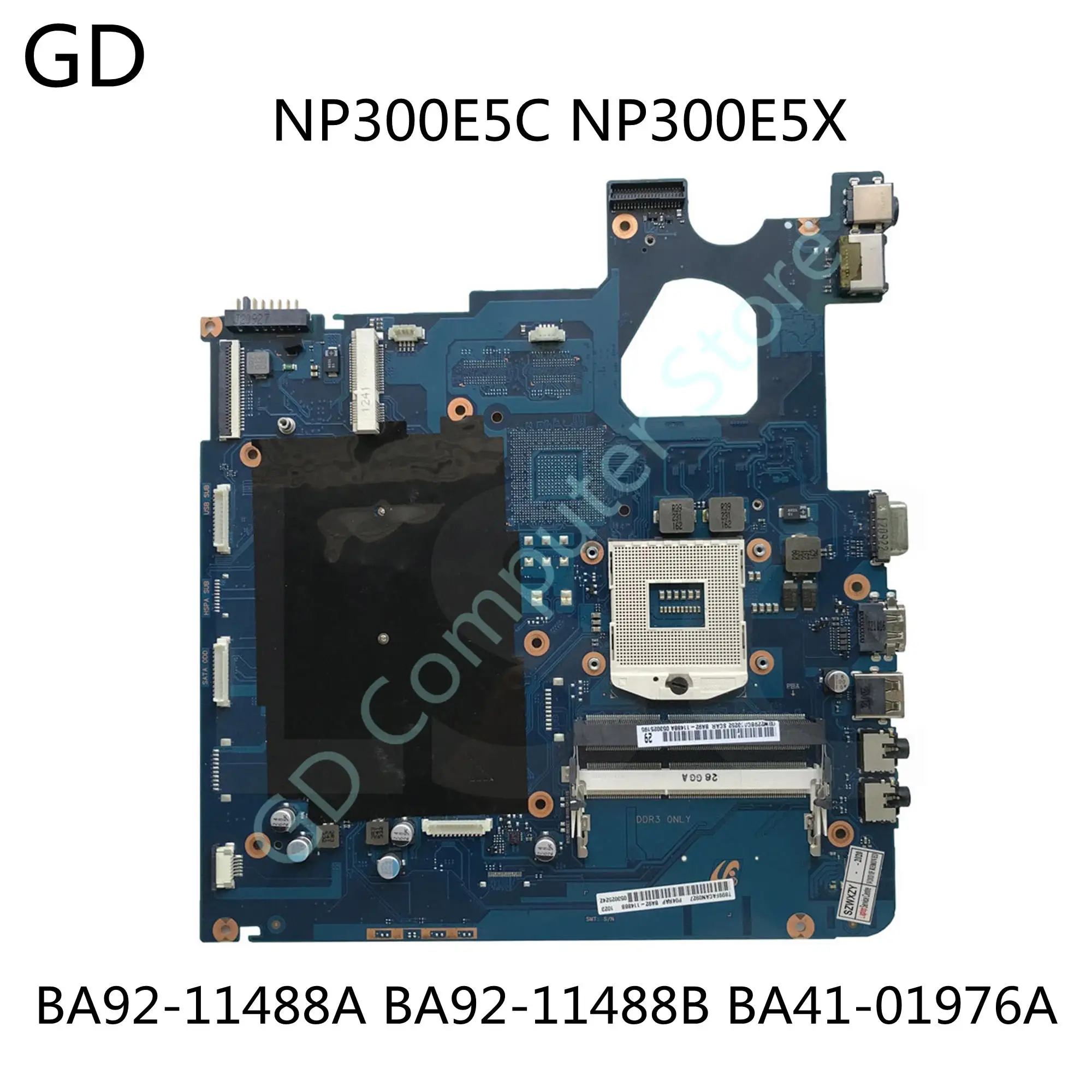 Материнская плата GD для Samsung 300E NP300E5C NP300E5X PGA 989 SLJ8F HM75 МБ BA92-11488A BA92-11488B BA41-01976A