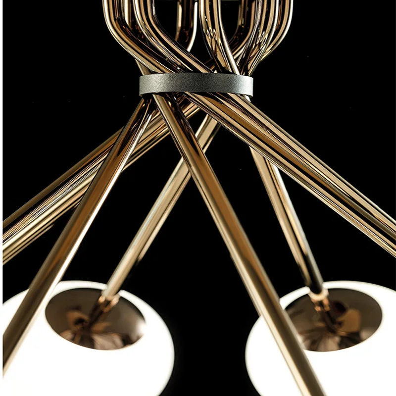 

Nordic minimalist living room minimalist molecule magic bean creative personality bedroom study dining room chandelier