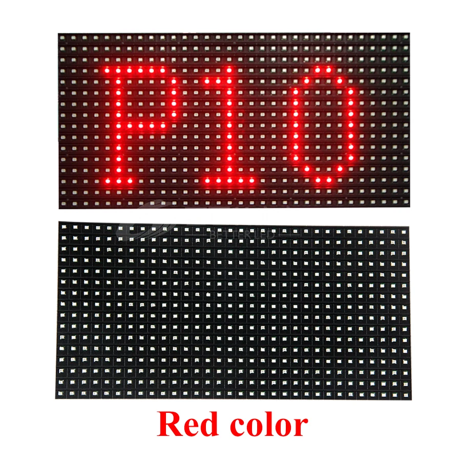 

free shipping DIY LED Text Display Electronic kits with 20pcs P10 outdoor red LED module+1 pc led controller+2pc power supply