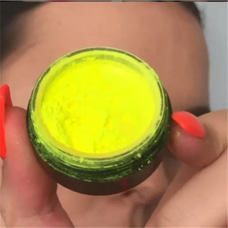 7 цветов неоновая Пудра Тени для век Палитра пигментов матовая Минеральная