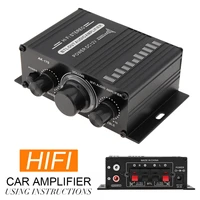 ak170 2 x 20w 2 channel power amplifier audio karaoke home theater amplifier bluetooth compatibleclass d amplifier usbsd