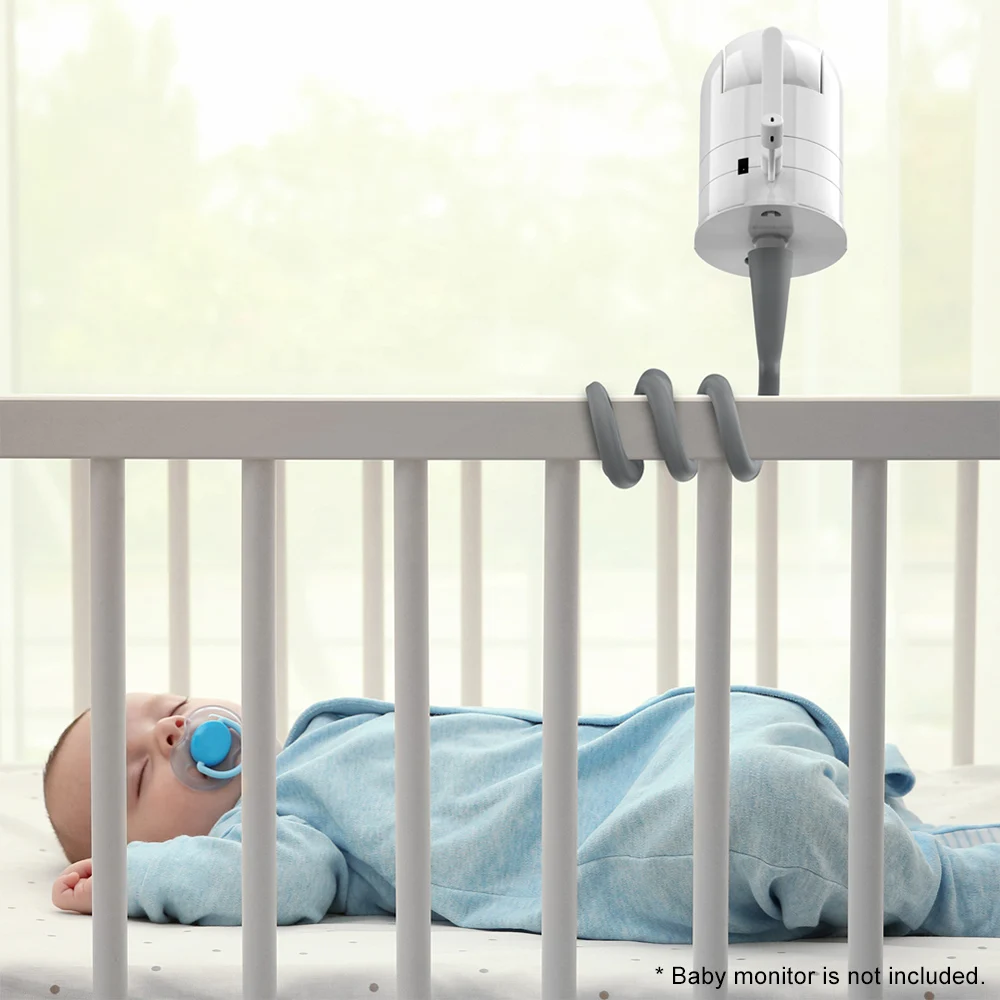 

Baby Monitor Mount Camera Holder Bracket Compatible with Infant Optics DXR 8 & Most Other Baby Monitors Baby Camera Monitor
