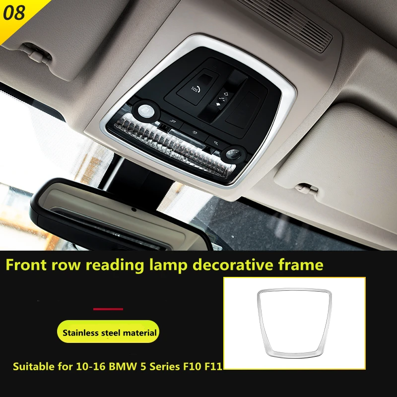 

Подходит для BMW 10-16 5 серии F10 F11 модификация интерьера светильник для чтения декоративная рамка яркая полоса