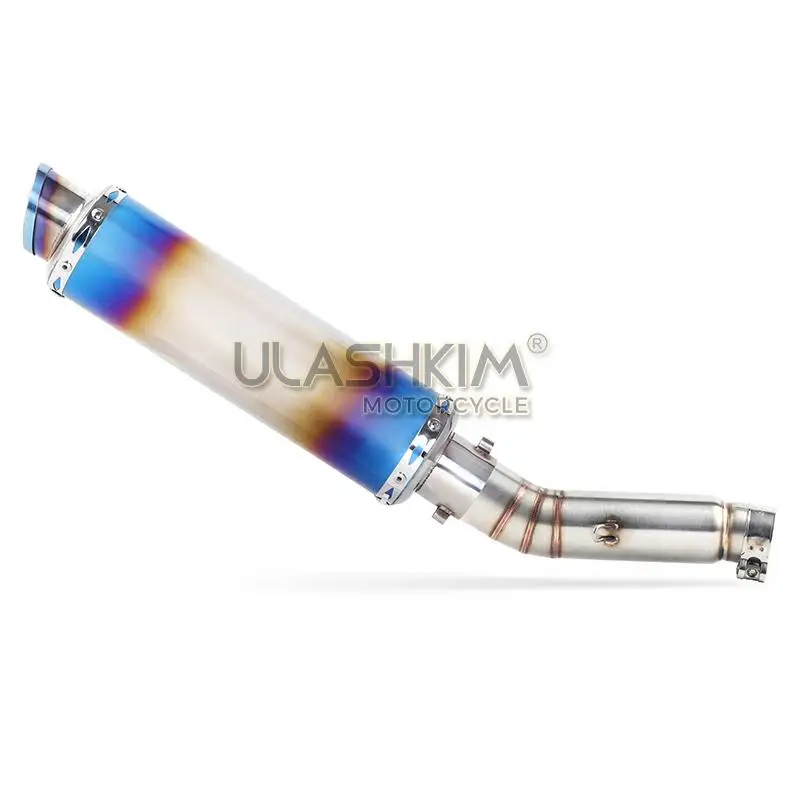 Выхлопная труба глушителя для мотоцикла средняя без шнуровки HONDA CBR400 CB500R CBR500R 2013