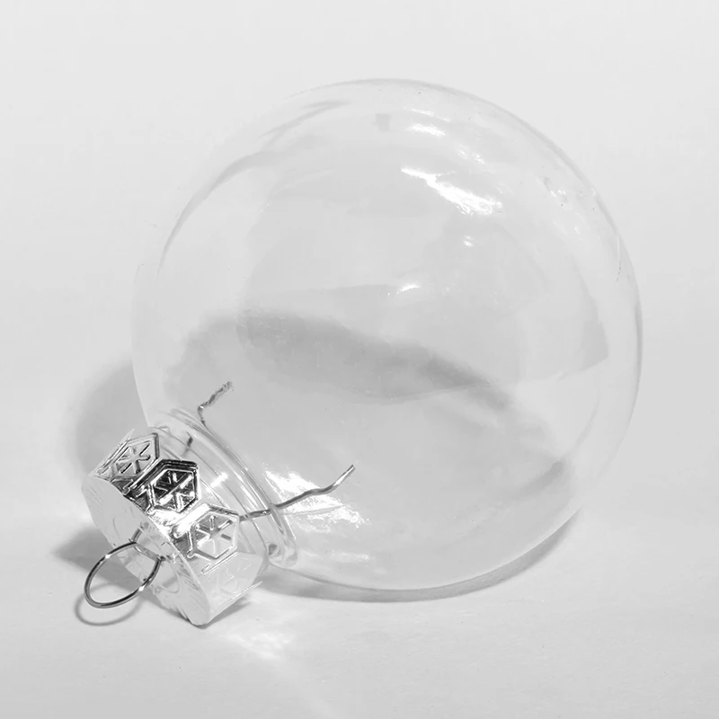 Акция 20 штук x DIY покраска/ударопрочный Прозрачный Рождественский украшение 70 мм