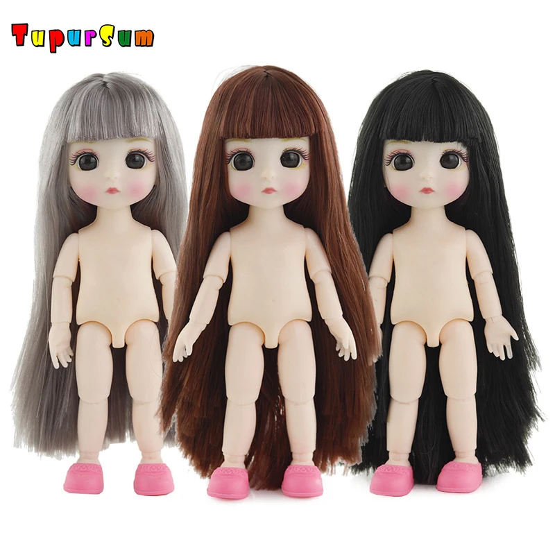 

Lifelike 13 Moveable Jointed lols Doll Toy 1/12 BJD Baby Doll Naked Nude Body Fashion Dolls For Girl Children Christmas Gift