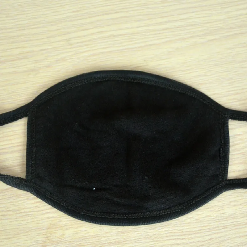 2 шт./компл. унисекс портативная маска для лица здоровья хлопковая черная рта