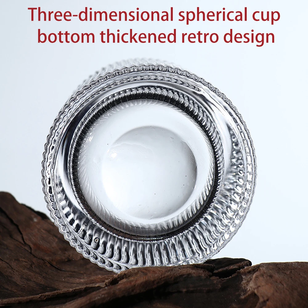 Креативный вращающийся стеклянный стакан для виски шейкер спирта