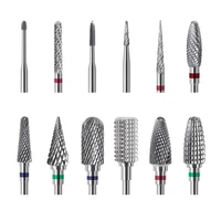 1pcs high quality sanding rainbow tungsten carbide nail drill bits for drilling manicure milling cutter nail files