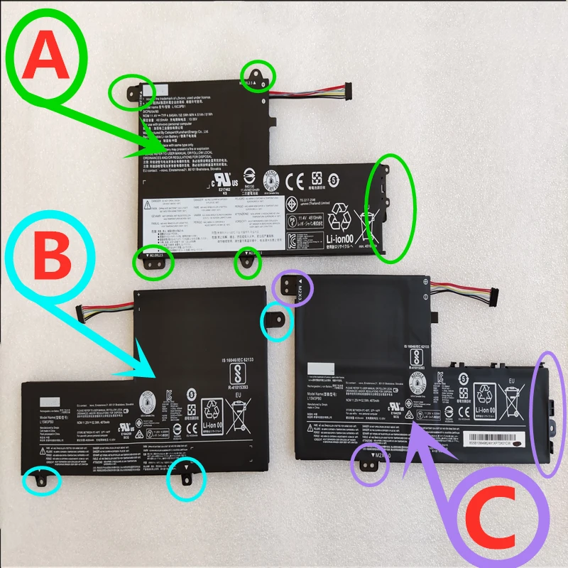 

Original L15C3PB1 Battery For Lenovo IdeaPad 320S 330S 520S Yoga 510 520 14IKB 14AST 14ISk 14IKS 15IKB Flex4 1470 1480 1570 80X4