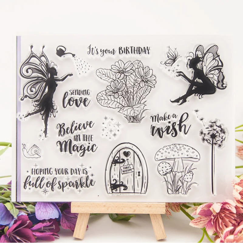 

fairy series Stamp and Dies Metal Cutting Dies New 2020 for Scrapbooking Tag Craft Die Cut DIY Cards Making Tools
