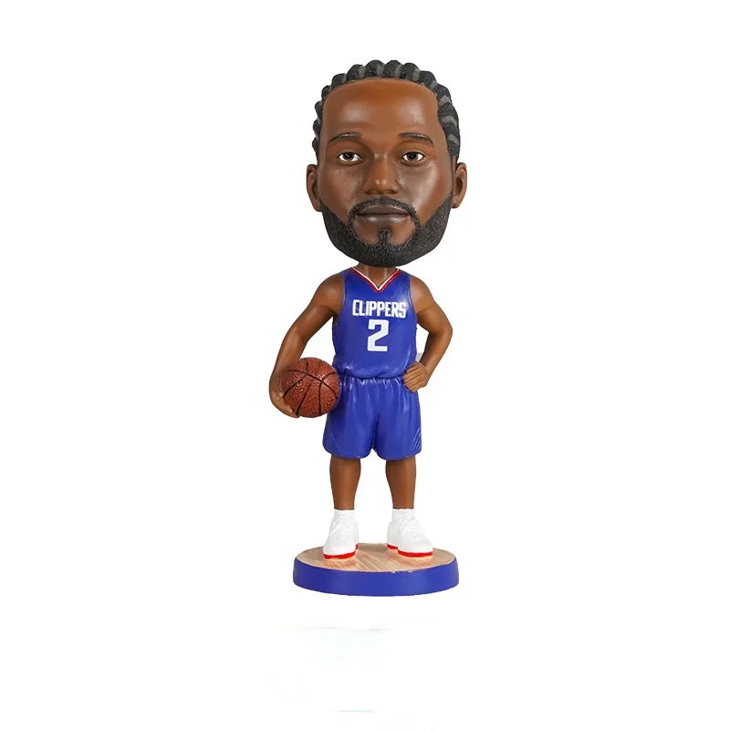 

Resin Model Shakeable Action Figures Toys for NBA Basketball Star Kawhi Leonard Kobe Bryant Dolls Creative Home Decoration Gifts