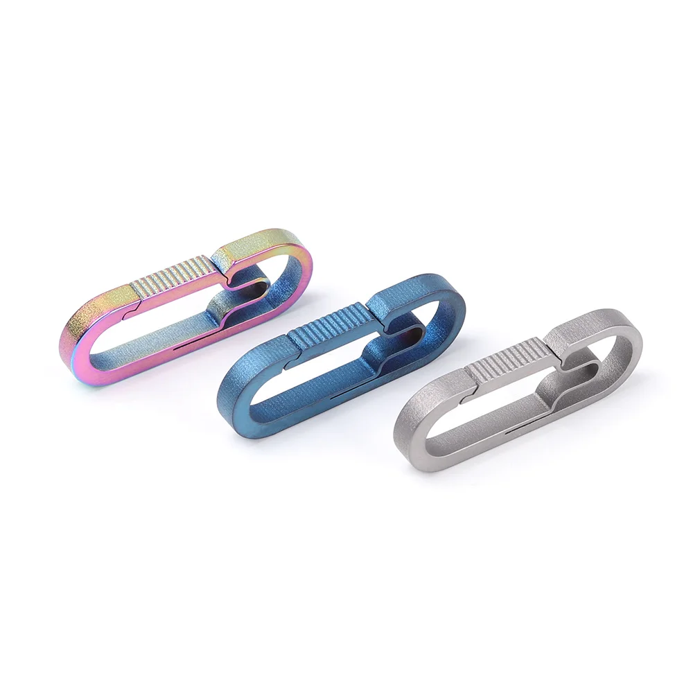 Титановый брелок для ключей EDC легкая подвесная Пряжка многофункциональный Quickdraw