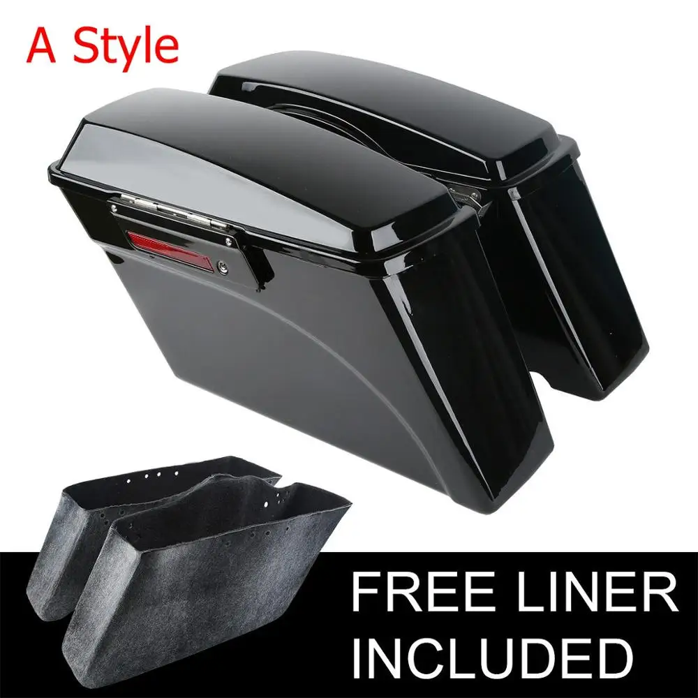 Жесткие сиденья для мотоцикла седельная сумка верхняя направляющая Harley Road King Street