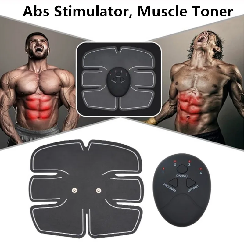 

Training Device for Muscles EMS Muscle Fitness Vibro Abdominal Trainer Body Slimming Massage Equiment
