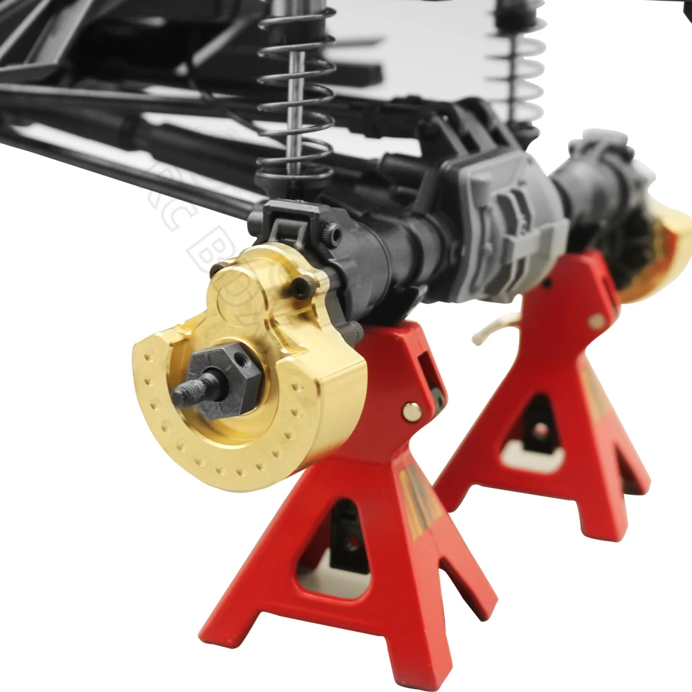 Фото 2PCS TRX4 Brass Counterweight Balance Weight Portal Drive Housing for 1:10 RC Crawler TRX-4 TRX-6 №4