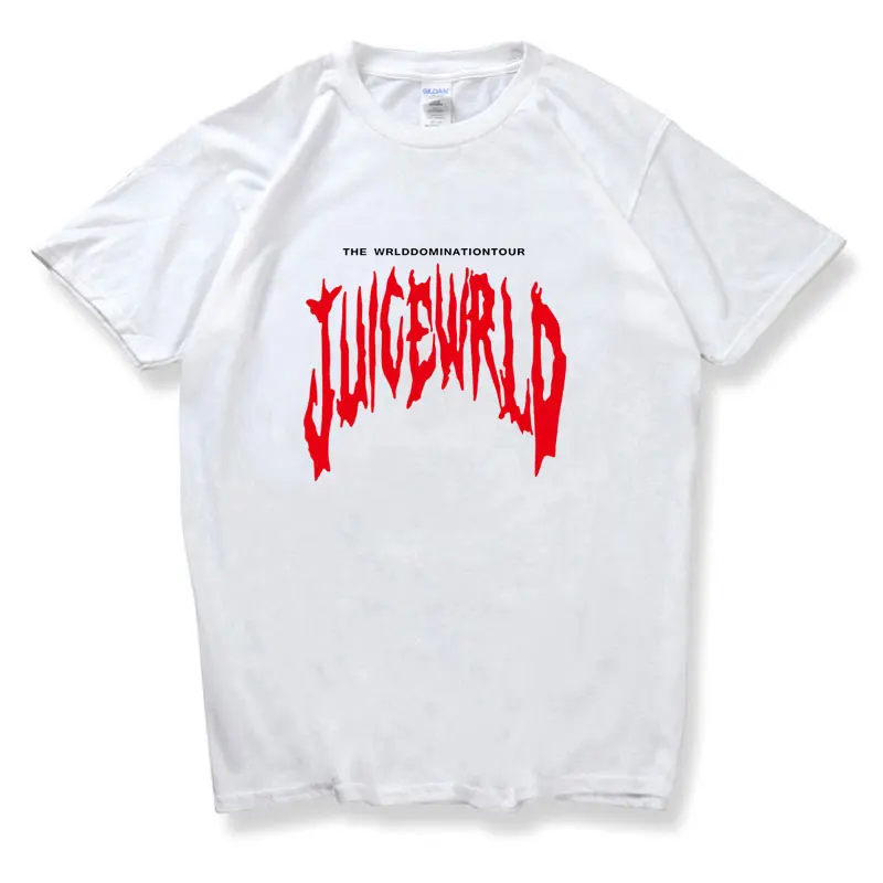 Футболка Rapper Juice Wrld для мужчин и женщин уличная одежда повседневная хлопковая