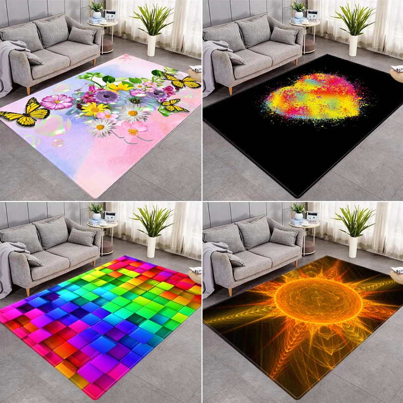 

Non-slip Rug Washable Rug Decoration Living Room Carpet Doormat Entrance Kitchen Small Rug Rugs for Bedroom Welcome Mat