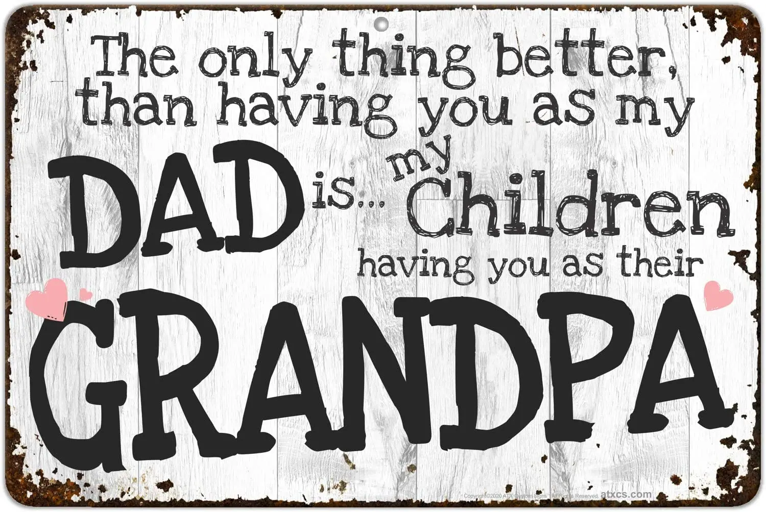 

Custom logo-funny garage logo dad's shop, if he can't fix it, we are done! Home Classic Retro 20x30cm