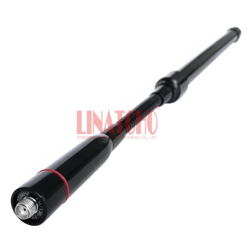 Long Foldable gooseneck tube 144/430mhz CS tactical Walkie Talkie VHF UHF SMA female antenna