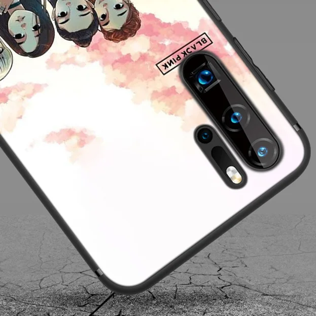

Cartoon Bulckpinks For Huawei P40 P30 P20 P10 P9 P8 Lite E 5G 2017 2019 Pro Plus Black Phone Case