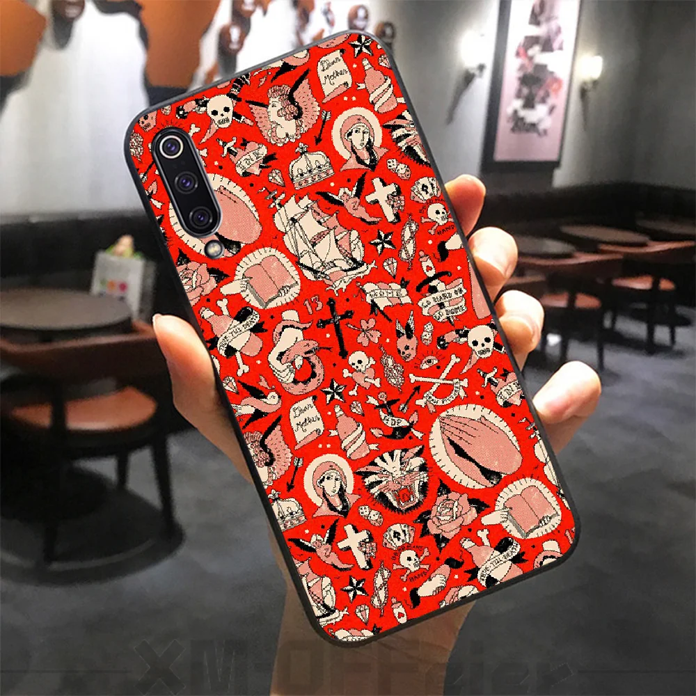 BaweiTE Alien ghost Coque Shell Phone Case for xiaomi mi 8 9 8SE 9SE 8Lite mix2 2S max2 3 Pocophone F1 | Мобильные телефоны и
