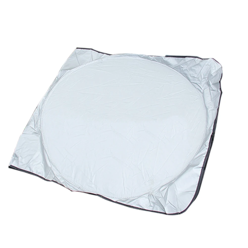 Переднее автомобильное окно круглый складной покрытый серебром Модуль для