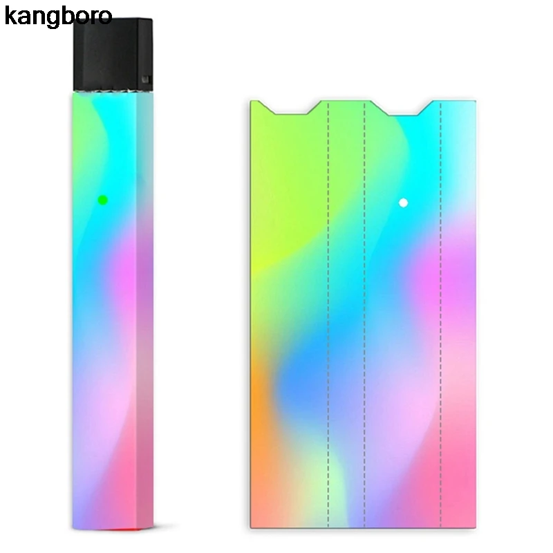 

Bling Gold Silver Sexy Lady Starry Sky Leaf Dreamy God Snow Case Cover Sticker For Juul