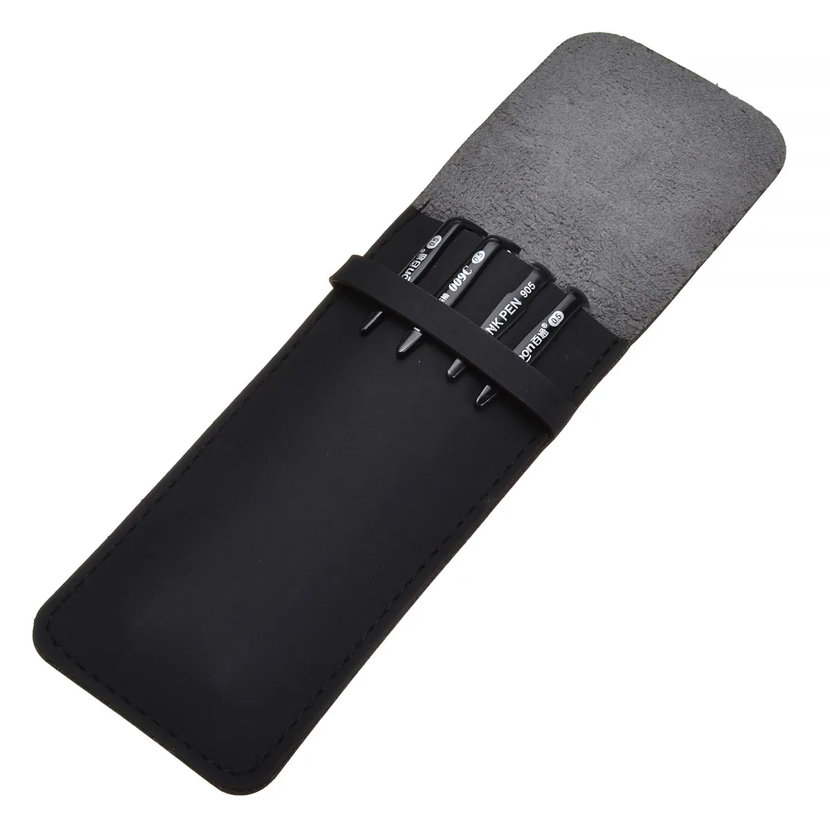 Черная ручка карандаш перьевая чехол прочный женский сумка держатель для ручек