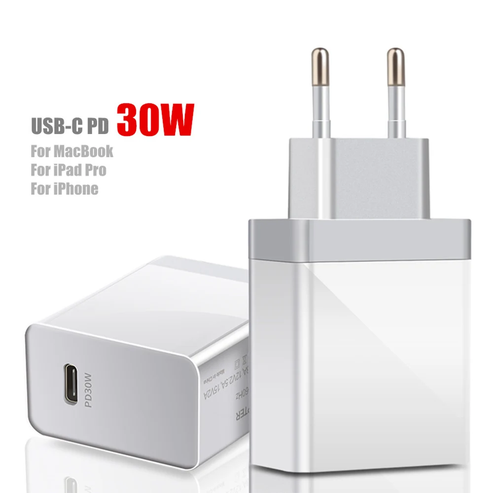 

usb fast charger quick charge QC3.0 wall mobile phone tablet chargers for iPhone 11 X Xs 8 7 Macbook Phone USB C QC PD Charger