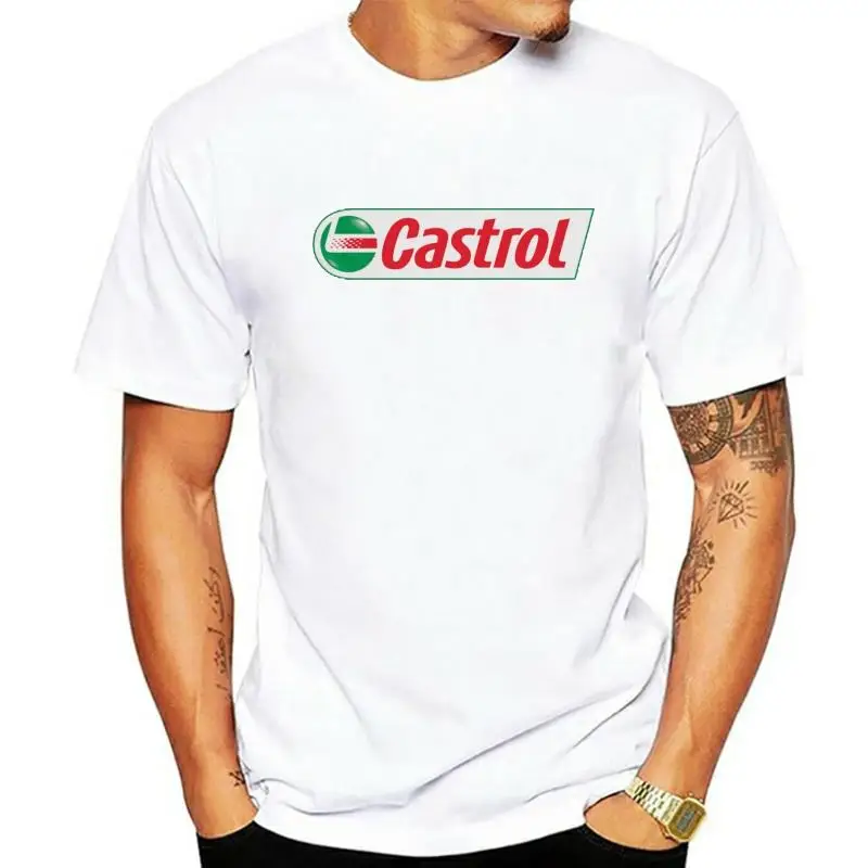 

Мужская футболка с логотипом Motor Racing Castrol Motor Oil