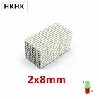 Мини-магнит HKHK 100 200 шт., диаметр 2x8 мм, магнитный датчик 2x8 мм