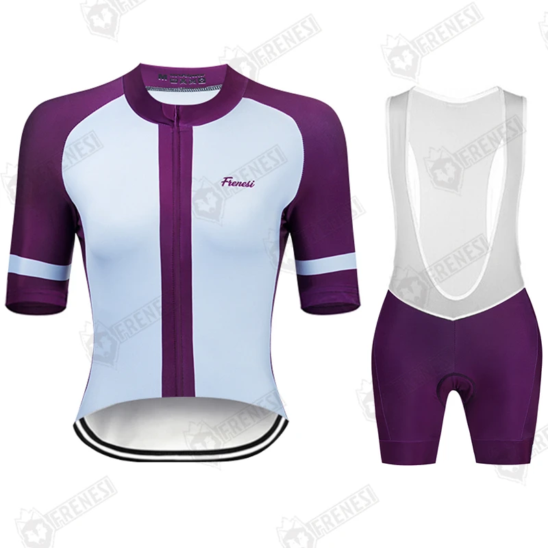 

Frenesi 2021 New Riding Sets Triathlon Bicycle Clothing Breathable Mountain Cycling Clothing Suit Ropa Ciclismo Verano Triathlon