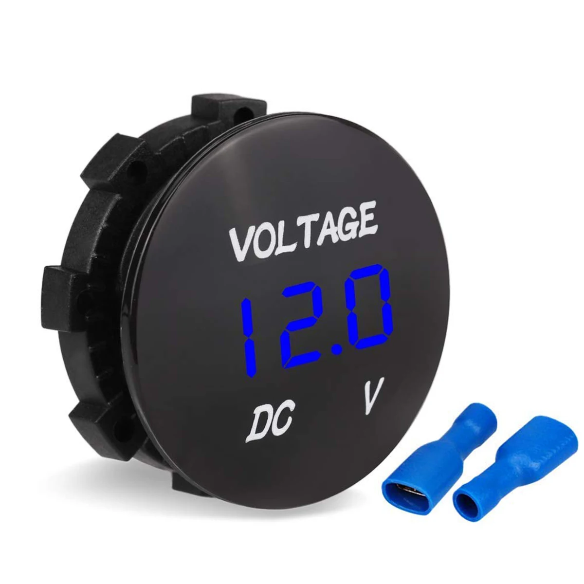 Цифровой вольтметр 12 24 В 3 значный светодиодный постоянный ток Вольтметр для